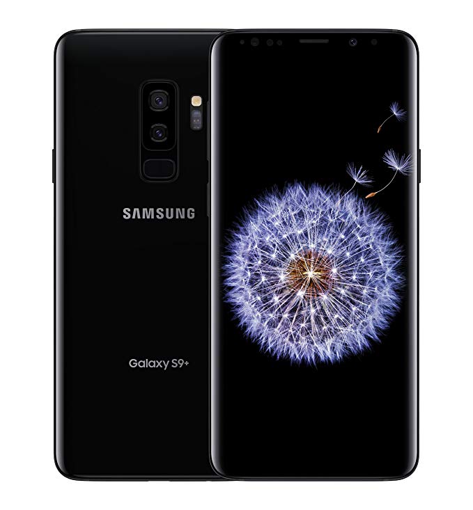 Samsung Galaxy S9+ Unlocked Smartphone - Midnight Black - US Warranty