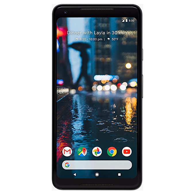 Google Pixel 2 XL Unlocked GSM/CDMA - US warranty (Just Black, 128GB)